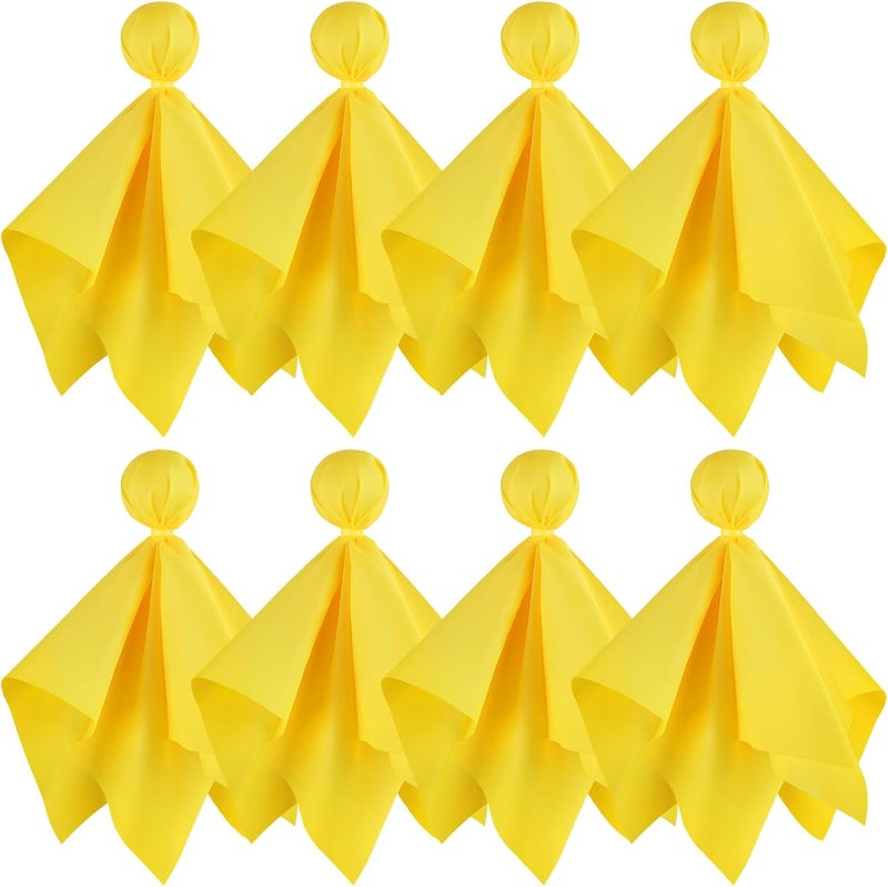 HASITE 8 PCS Yellow Penalty Flag Football Flags, Referee Game Party Accessory - Image 1